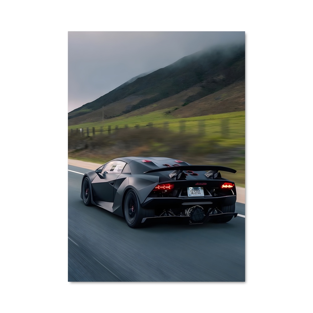 Poster Les Agneaux Enchantés – affiche Lamborghini